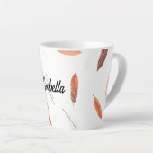 Tasse Latte Boho Popular Feathers Luxury Collection (Angle droit)