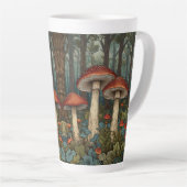 Tasse Latte Boho vintage champignons forêt (Angle droit)