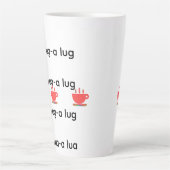 Tasse Latte Boire Cul Sec (Devant)