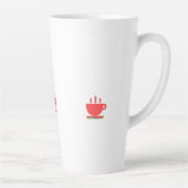 Tasse Latte Boire Cul Sec (Droite)