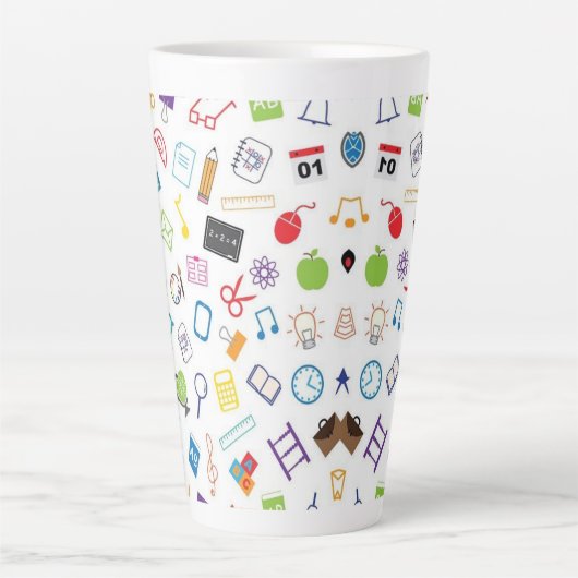 Tasse Latte Boire pour aimer (Devant)