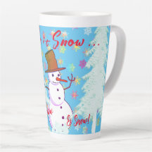 Boisson chaude du jour de neige