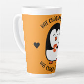 Tasse Latte Boisson de pingouin au chocolat chaud (Angle gauche)