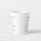 Tasse Latte Boîte de réception ignorée, contrainte réduite (Devant)