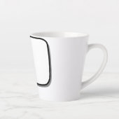 Tasse Latte boîte-parole-rectangle-forme-message (Droite)
