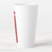 Tasse Latte Boîte Téléphonique (Devant)