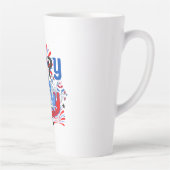 Tasse Latte Bon 4 juillet Fireworks USA-63261 (Droite)