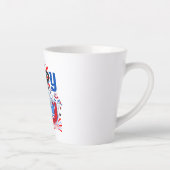 Tasse Latte Bon 4 juillet Fireworks USA-63261 (Droite)