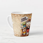 Tasse Latte bon café du matin (Angle gauche)