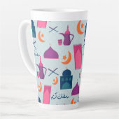 Tasse Latte Bon Motif du Ramadan (Angle gauche)