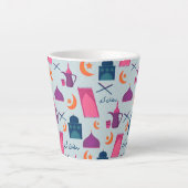 Tasse Latte Bon Motif du Ramadan (Devant)