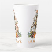 Tasse Latte Bon thanksgiving Autumn Citrouilles (Devant)