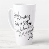 Tasse Latte Bonjour (Angle gauche)