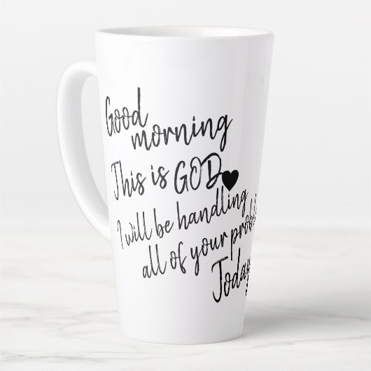 Tasse Latte Bonjour (Angle gauche)