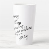 Tasse Latte Bonjour (Devant)