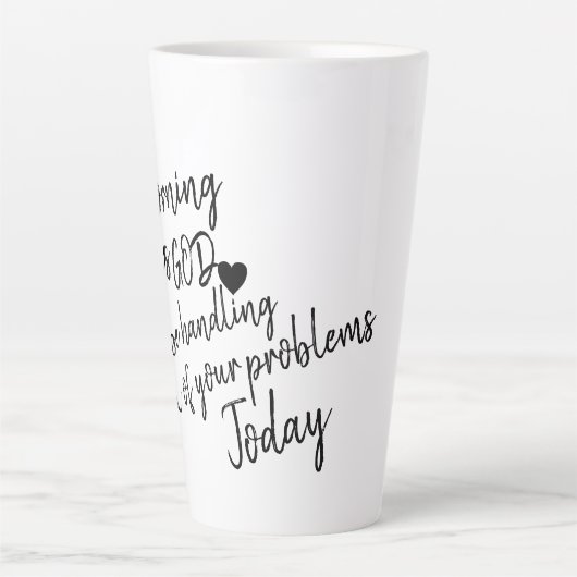 Tasse Latte Bonjour (Devant)