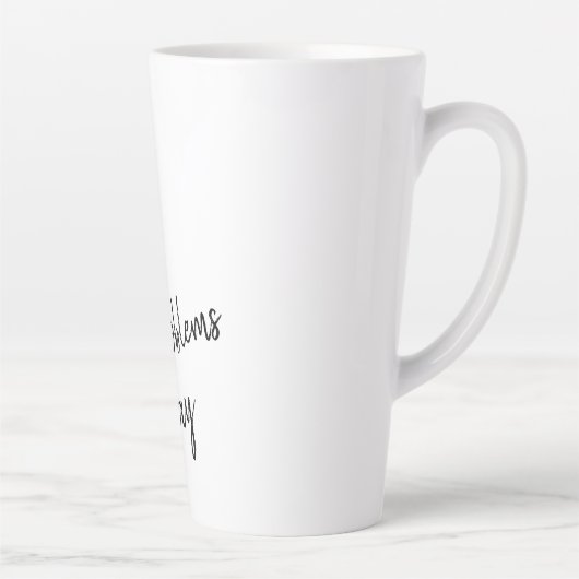 Tasse Latte Bonjour (Droite)