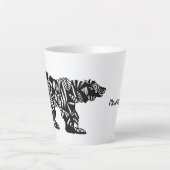 Tasse Latte Bonjour ! (Devant)