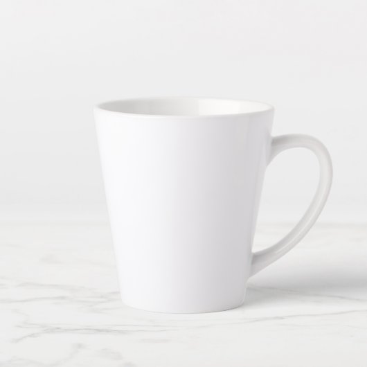 Tasse Latte Bonjour Automne Rustique Automne Citrouilles Latte (Droite)