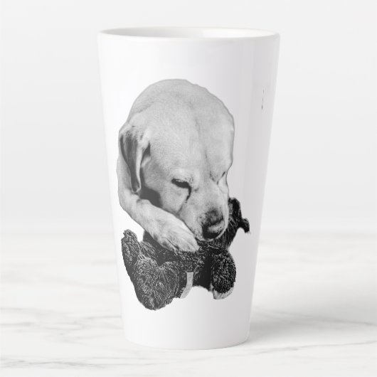 Tasse Latte Bonjour avec mon jouet (Devant)