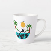 Tasse Latte Bonjour été (Droite)