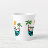 Tasse Latte Bonjour été (Devant)