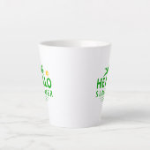 Tasse Latte Bonjour été (Devant)