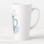 Tasse Latte Bonjour hiver (Droite)