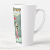 Tasse Latte Bonjour Retraite Fun et Funky (Droite)