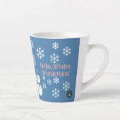 Tasse Latte Bonjour, Winter Wonderland (Droite)