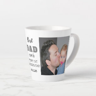 Tasse Latte Bonne 1ère Fête des pères 20XX Meilleur père d