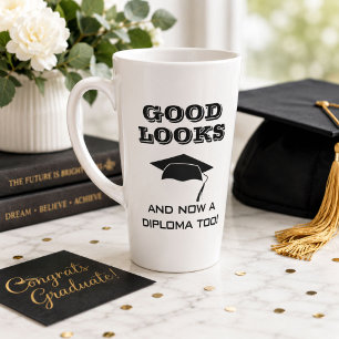 Tasse Latte Bonne apparence et maintenant Diplôme Trop drôle G