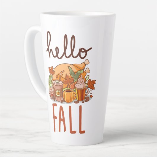 Tasse Latte bonne chute (Angle gauche)