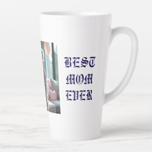 Tasse Latte Bonne fête des mères élégante