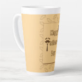 Tasse Latte Bonne Fête des pères (Angle gauche)