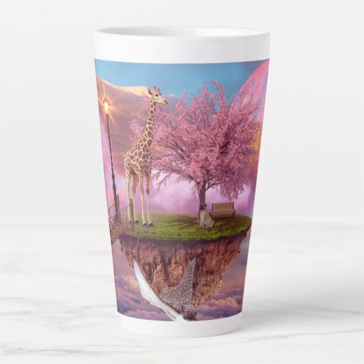 Tasse Latte Bonne planète (Devant)
