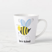 Tasse Latte Bonne princesse d'abeille avec couronne et slogan (Droite)