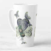 Tasse Latte "Bonne Saint Patrick" Leprechaun (Angle gauche)