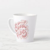 Tasse Latte Bonne Vibration (Angle gauche)