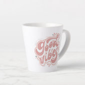 Tasse Latte Bonne Vibration (Angle droit)