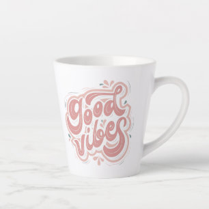Tasse Latte Bonne Vibration