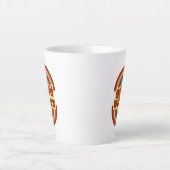 Tasse Latte Bonne Vibration (Devant)