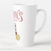 Tasse Latte Bonnes Fêtes Elf Chaussures (Droite)