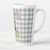 Tasse Latte Bonnes Fêtes Elf Chaussures personnalisées (Droite)