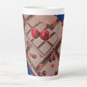 Tasse Latte Bonté cerise (Devant)