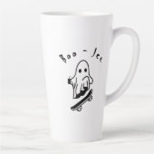 Tasse Latte Boo Jee Halloween Ghost Patinage Dessins Éffrayant (Droite)