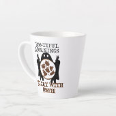Tasse Latte Boo-tiful matins Commencez par Coffee.w (Angle gauche)