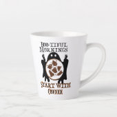 Tasse Latte Boo-tiful matins Commencez par Coffee.w (Droite)