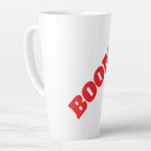 Tasse Latte BOOM Professional elegant modern minimalist plain (Angle gauche)