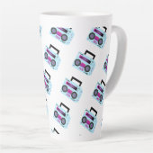 Tasse Latte Boombox cool Hip hop Art (Angle droit)